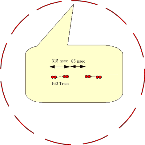 Multi-Bunch (160 Bunch train x 12)